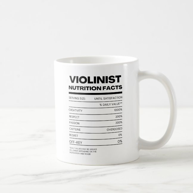 Violinist Nutrition Facts