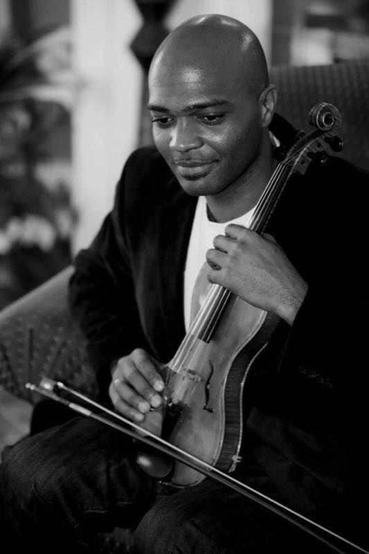 Portrait with violin